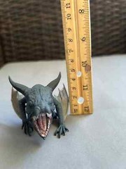 Chibi Monster Dragon ,3d printed figure painted, Monster Villian