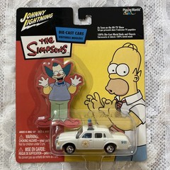 Johnny Lightning The Simpson 2003 Chief Wiggum’s Police Car 1/64 Diecast NIB