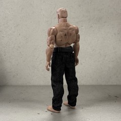 PB-SPT-GRY: 1/12 Grey pants for 6 inch slim action figure