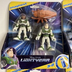 Disney Pixar Buzz Lightyear Imaginext Action Figure Toy Story Lot Of 4 2-packs
