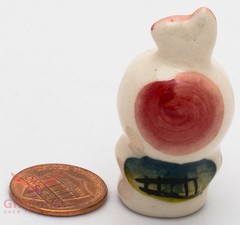 Pig Piglet from Winnie the Pooh Gzhel porcelain figurine souvenir handmade