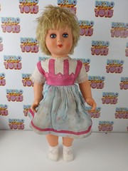 Vintage 50s 60s Blonde Doll Approximately 60 Cm Large Girl Doll (Athena?)