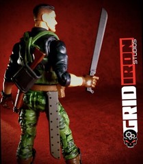 1:12 Machete w/ Sheath or G.I. Joe Classified Marvel Legends 6” Weapons GA91