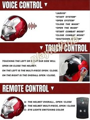 Autoking Iron Man Helmet MK5 1/1 Voice-controlled Mask Transform Cosplay Prop