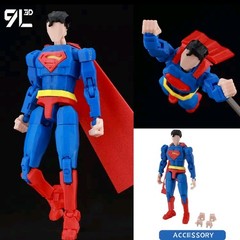 9L3D Dummy13 Lucky13 T13 Printed Superman Action Figures Anime Collectors Gift