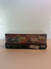 Cars Disney Store LOT OF 2 LIGHT UP 4 PACK WORLD GRAND PRIX RACERS HTF
