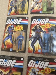 G.I. Joe Haslab 3 3/4 O-ring Figures Lot Of 12 MOC Reissues Walmart Transformers