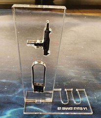 G.I. Joe Vintage 1982 Snake Eyes V1 Acrylic Base Set 🔥No Toy Included🔥