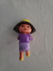 Dora the Explorer Magical Dollhouse Dora 4″ Figure 2005 Crown Purple Mattel LOT