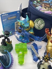 8x SKYLANDERS Spyros Adventures FIGURES. Plus New Carry Case