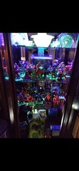 LOT OF 8 GLOW IN THE DARK CUSTOM STANDS FIT 5.5” MOTU. DISPLAY BASE STAND.