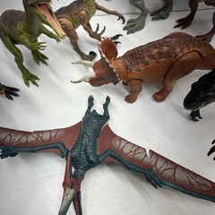 Mattel Jurassic World Dinosaur Lot of 8 Fallen Kingdom Blue Raptor Mix Medium SZ