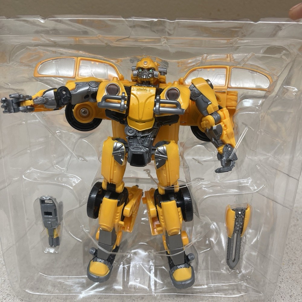 Transformers Bumblebee Car Robot Action Figure Toy, Yellow/Black/Gray