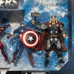 Marvel The Avengers Exclusive 4-Pack Set Captain America Thor Iron Man Black Wid
