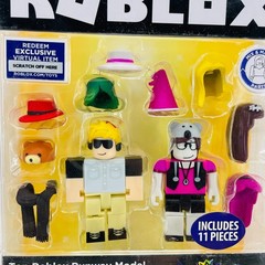 Top Roblox Runway Model Action Figure w/Exclusive Virtual Item Gift Toys