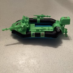 1993 HASBRO GI JOE MANTA RAY BOAT WITH BOX AND BLUEPRINTS VINTAGE