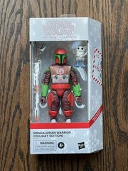 Star Wars Black Series 6-inch Holiday Edition Mandalorian Warrior Exclusive