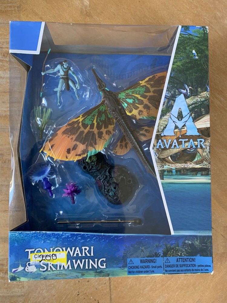 Mcfarlane Toys “Avatar The Way Of Water” Tonowari & Skimwing Figures Box Damaged