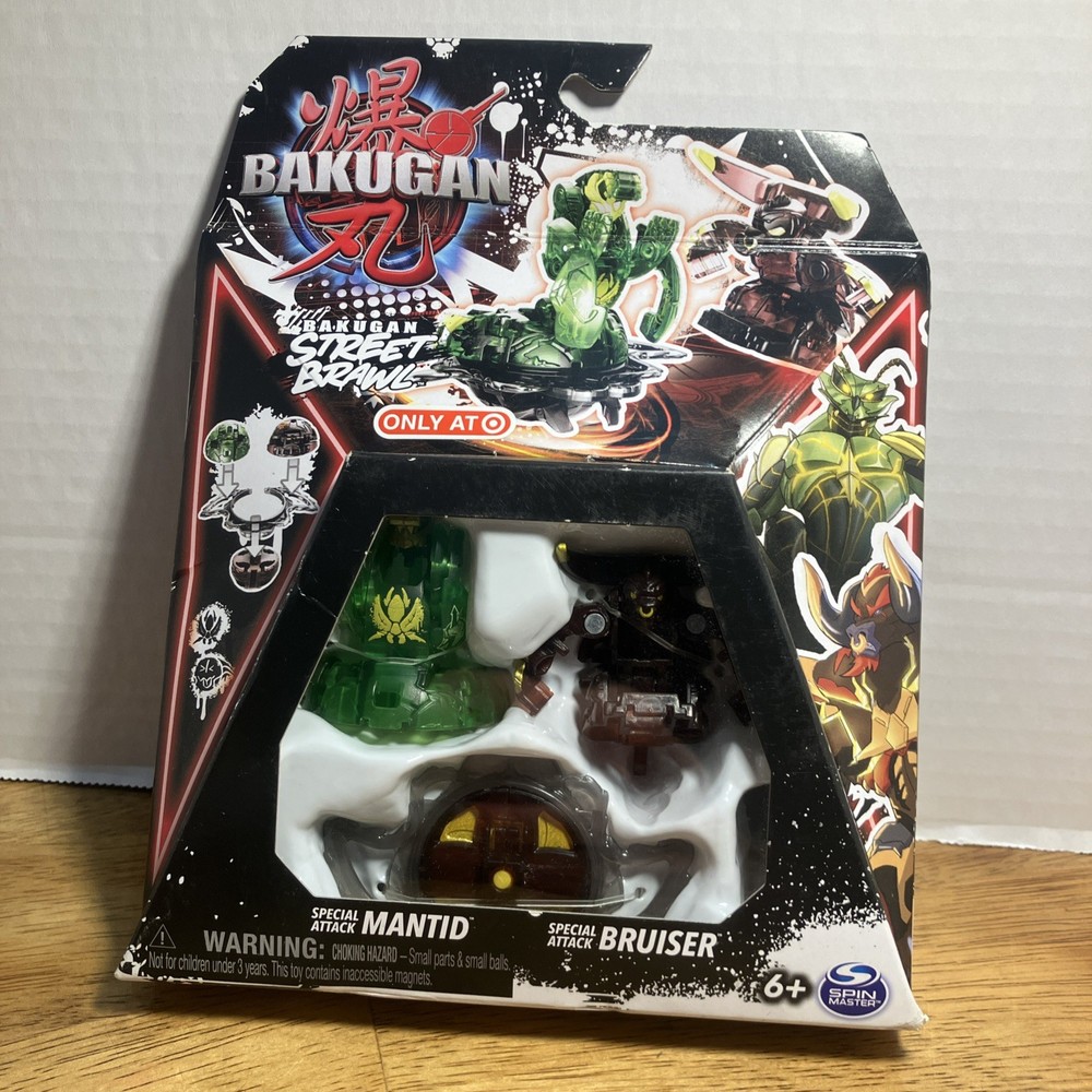 BAKUGAN Generation 3 STREET BRAWL Special Attack Mantid Bruiser 2 Pack 2023
