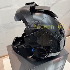 Iron Man Mk5 Black 1:1 Helmet Wearable Voice-control Open&close Cosplay Boxed