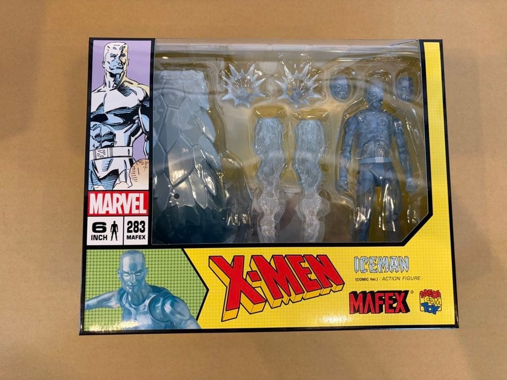MEDICOM TOY MAFEX No.283 ICEMAN COMIC X-MEN 155mm MARVEL Figure NEW Well-Pkd