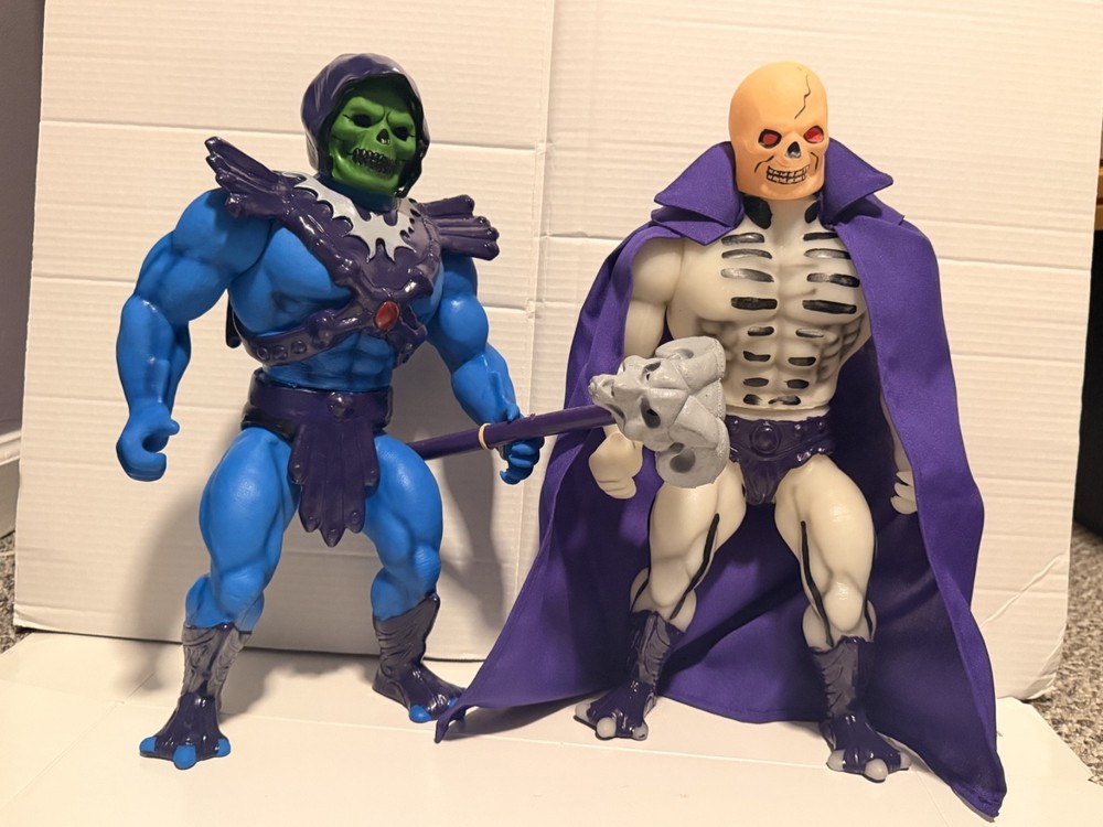 Masters Of The Universe Mexican Art Figure Bootleg Skeletor and Scareglow