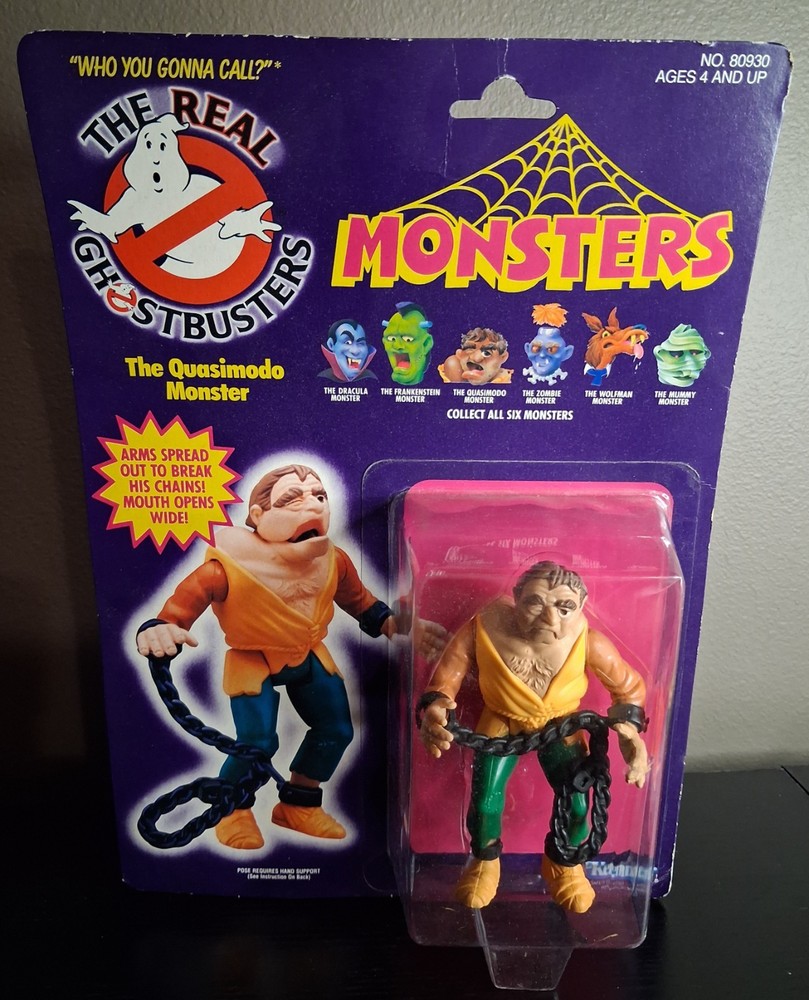 Vintage 1986 The Real Ghostbusters Monsters Quasimodo Monster NIP