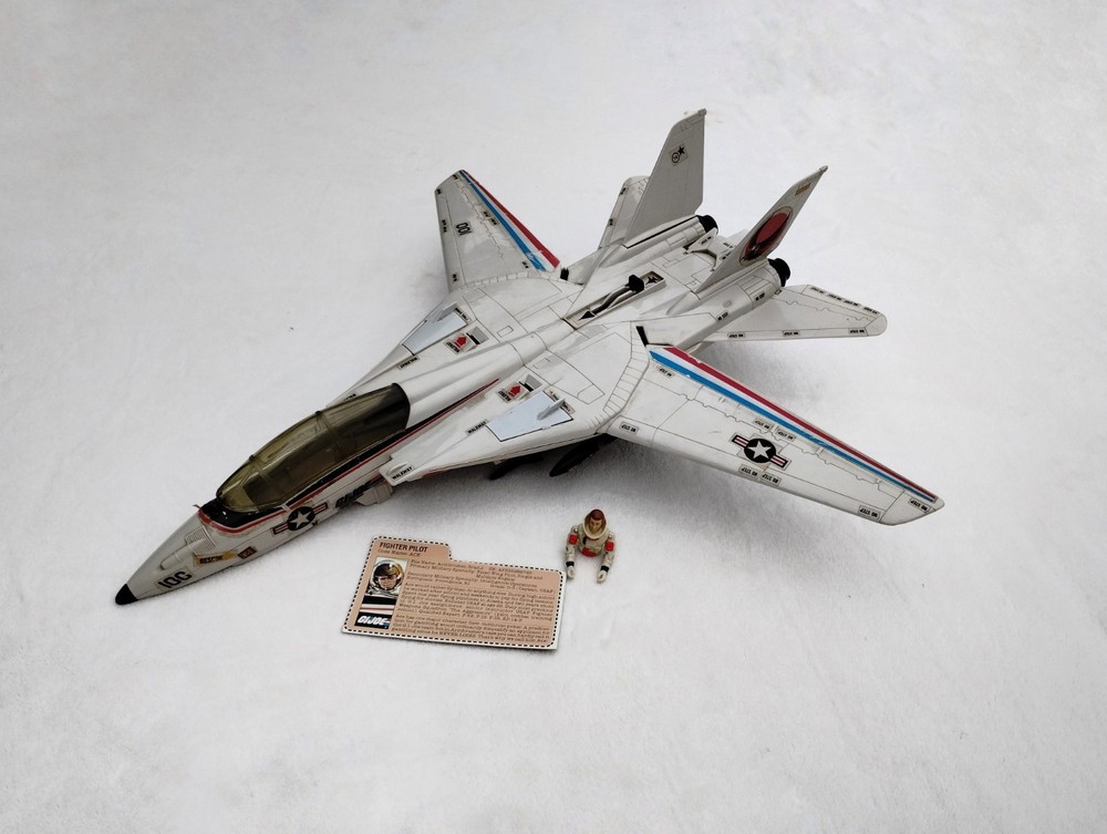 1983 Gi Joe Sky Striker ARAH – Incomplete- Missing Parts- Ace File Card