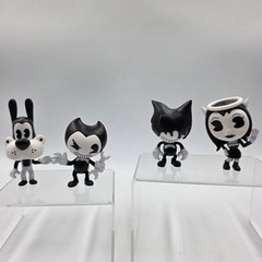 Bendy and the Ink Machine Collectible Figure Lot Of 4 Meatly Games Mini Figures