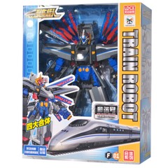 LDCX Super Train Robot China High Speed Railway 4 in 1 Trainsform Action Figure