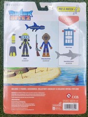 Roblox DevSeries Shark Bite 2 Shark Cage Figure Set W/Exclusive Virtual Code NIB