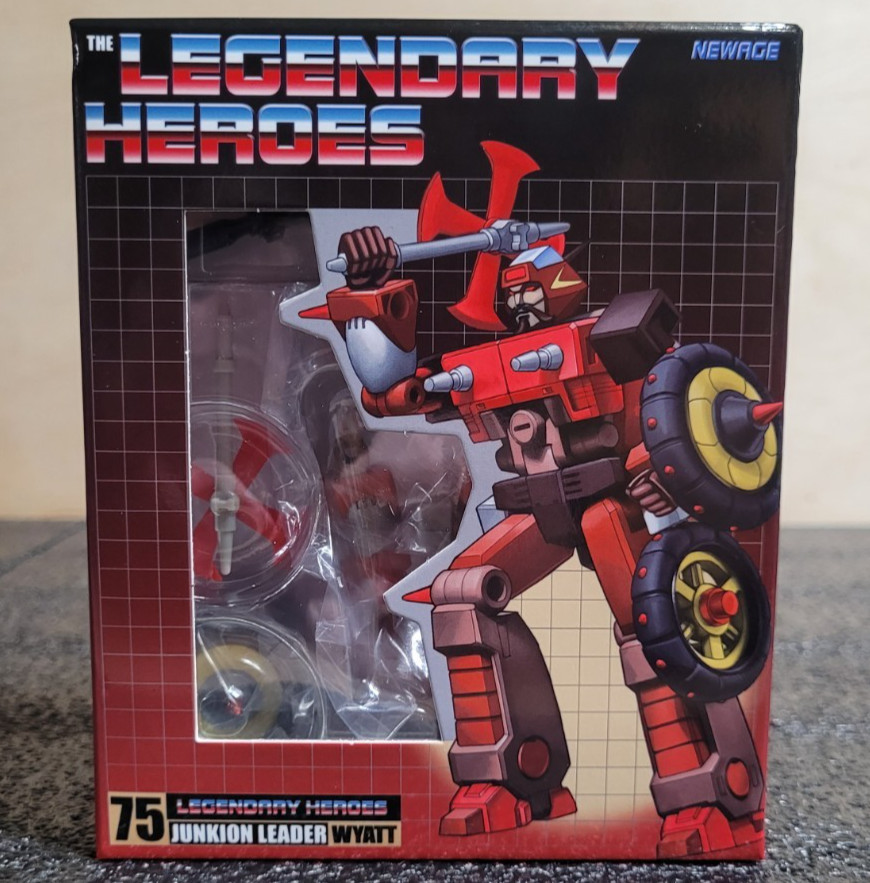 Newage Legendary Heroes H75 Wyatt – Junk Planet Leader figure package error