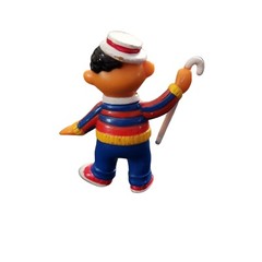 Vintage Sesame Street Ernie Tap Dancing pvc Figure 2.5 inch