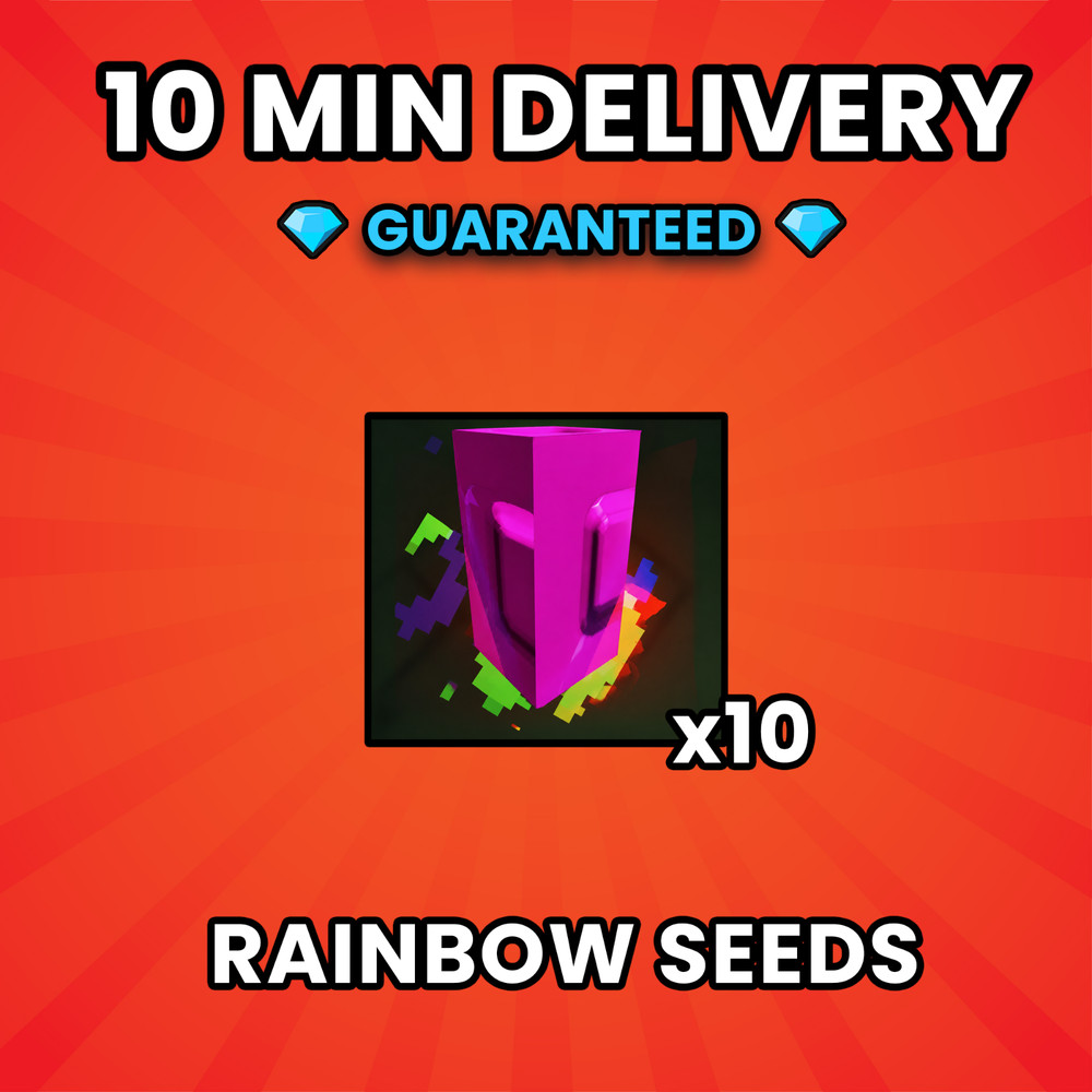 Rainbow Seeds x10 | Grow A Garden 2 🚚 10 Minute Delivery 🚚