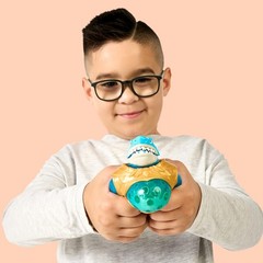 Deep Goo Sea Thrash Hero Pack – Squishy Shark Toy with Chomp & Stretch, 4.54in
