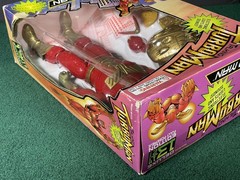 Original 1996 Talking TURBOMAN action figure, Jingle All The Way Schwarzenegger