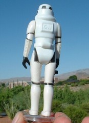 REAL NICE Stormtrooper EARLY 3 LINE LOGO ORIGINAL WEAPON Vintage Star Wars