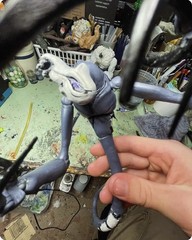 Ben 10 Ghost freak, Zs’Skayr, marvel legends custom highly articulated figure