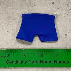 SU-UW-BST: Fabric Blue Shorts for Marvel Legends X-Men Beast