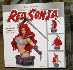 Women of Dynamite Red Sonja Resin Bust by Arthur Adams B&W Variant – NEW