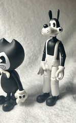 Bendy and the Ink Machine BORIS & BENDY 4″ Action Figure PhatMojo Meatly Games