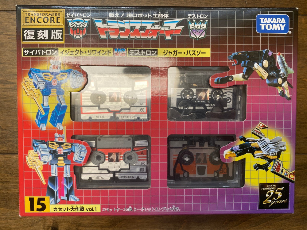Takara Tomy G1 Transformer Encore Reissue 15 Cassettes E-hobby Vol.1