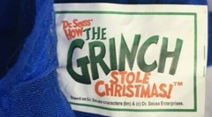Vintage Grinch Stole Christmas 12″ Plush Cindy Lou Who Doll 2000 Dr. Seuss NWT