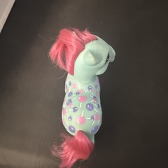 Vintage My Little Pony G1 Sweet Tooth Twice as Fancy Pony 1987 Hair Cut Damage