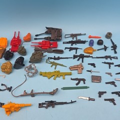 Vintage 80’s 90’s GI Joe Cobra Accessories Weapons Backpack Parts Lot #1