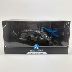 McFarlane DC Multiverse Batman and Batcycle The Flash Movie 7 Inch Figure Set