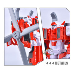 Tobot V Galaxy Detectives Rescue Flight Transforming Helicopter Robot Figure Toy