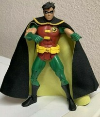 Custom Robin Wired Cape Mcfarlane DC Multiverse Batman 1/12 Animated NOT FIGURE