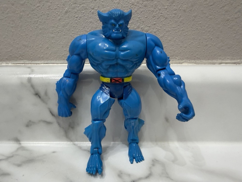 1994 Toy Biz Marvel Comics X-Men Beast Figure w/ Mutant Flipping Action 5.5 In