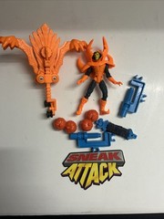 Vtg 1997 Spider-Man Sneak Attack Web Flyers Hobgoblin W/Pumpkin Bomb W/sticker